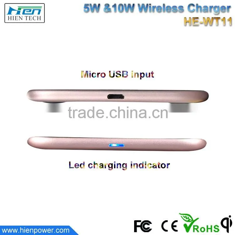 quick phone charger station QI Wireless Charging pad for iphone 6