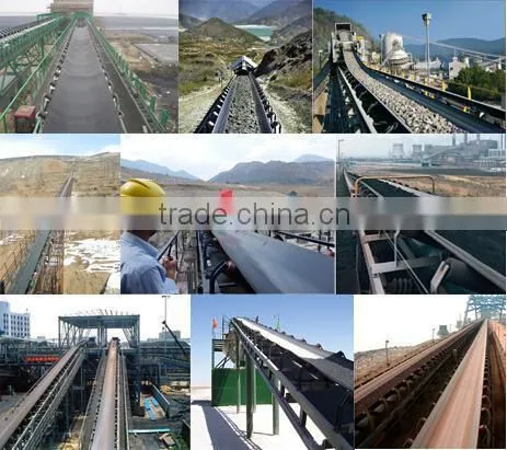 ISO 9001 certificated Zhejiang Sanmen EP rubber conveyor belt