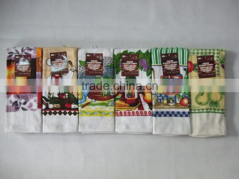 cotton printed kitchen towel/tea towel softextile puyang homemart wholesale made in China