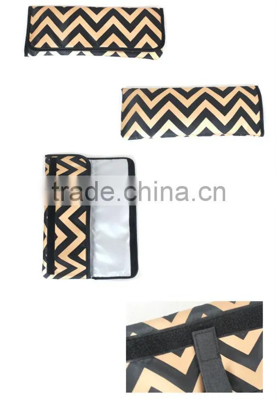 bright-colored clutch bag