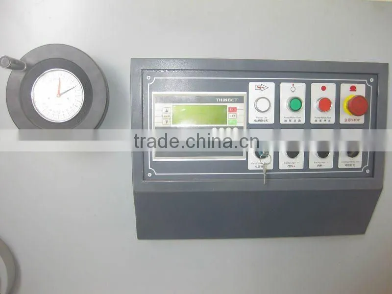 Hydraulic CNC guillotine plate shearing machine