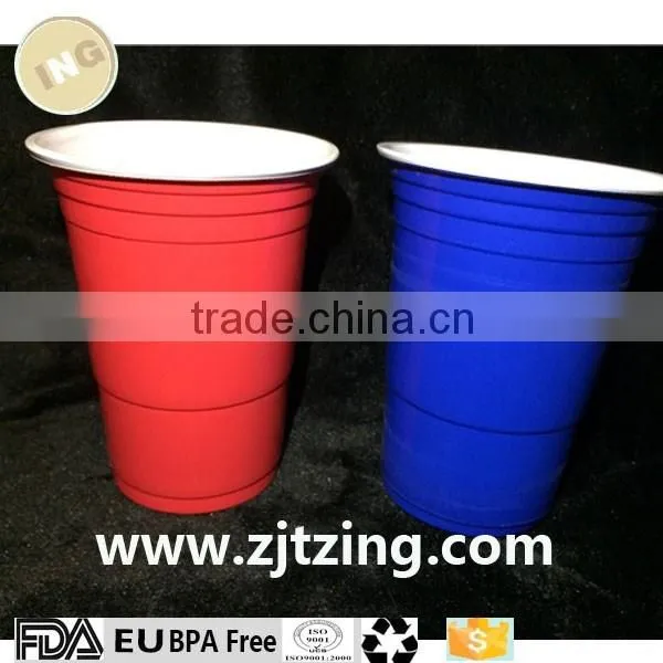 Amercian 16oz Plastic Red Party Cups (Beer Pong) - Disposable 50/100/1000 with FDA