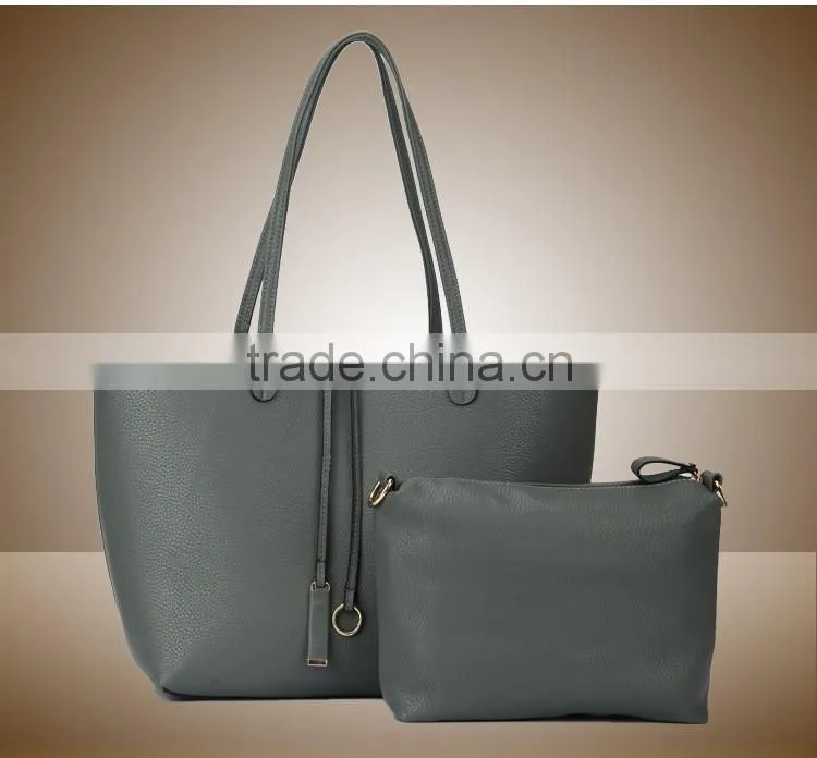 Guangzhou factory bulk the fashion set handbag for lady