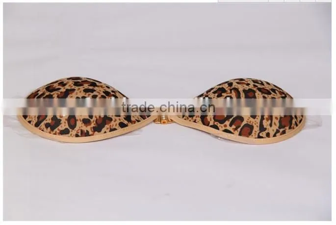 Sexy leopard adhesive bra for women