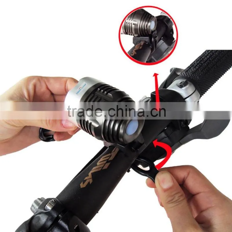 3 Modes Waterproof 10W 1200Lm XM-L2 T6 LED Headlight Headlamp Flashlight Head Torch Light Lamp Bicycle Bike Light Torch set