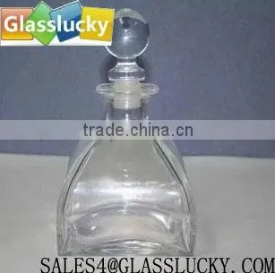 100ml colorful reed glass diffuser bottles with lid in square shape