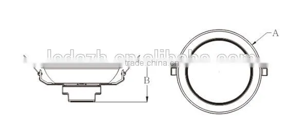 Indoor downlamp 2.5/3/4/6/8 inch led ceiling downlight 5w led downlight