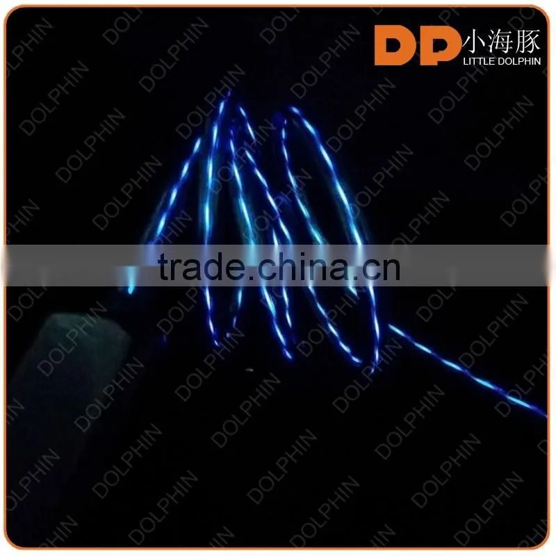 China supplier EL wired flashing LED light usb cable for 2014 hindi mp3 song download