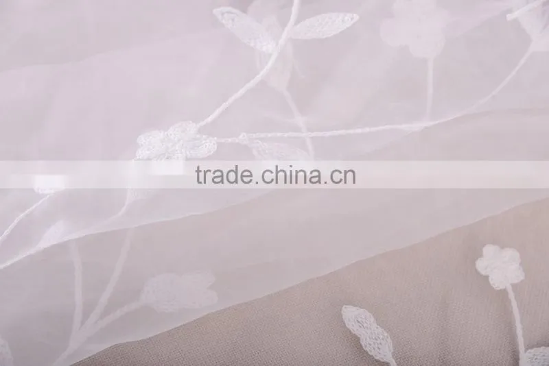 classical design embroidery yarn curtain fabric curtain