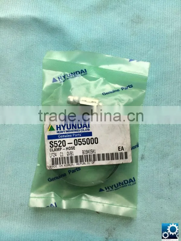 american type stainless steel high pressure hose clamps for hyundai excavator parts