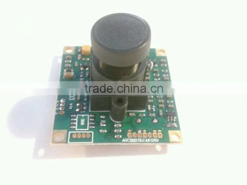 good vision cctv camera CCD board 600TVL with cctv camera module with 3.6mm lens