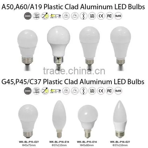 high quality UL CE RoHS FCC 3w 5w 6w E12 E14 E26 4w e27 led spot light