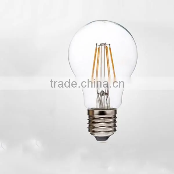 Alibaba Hot Sale 6W UL Filament Led Bulb with E27/E26 Based