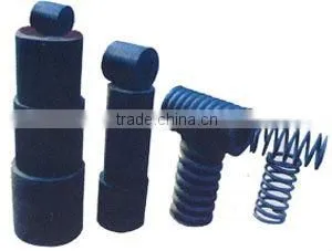 Compression spring shock absorber