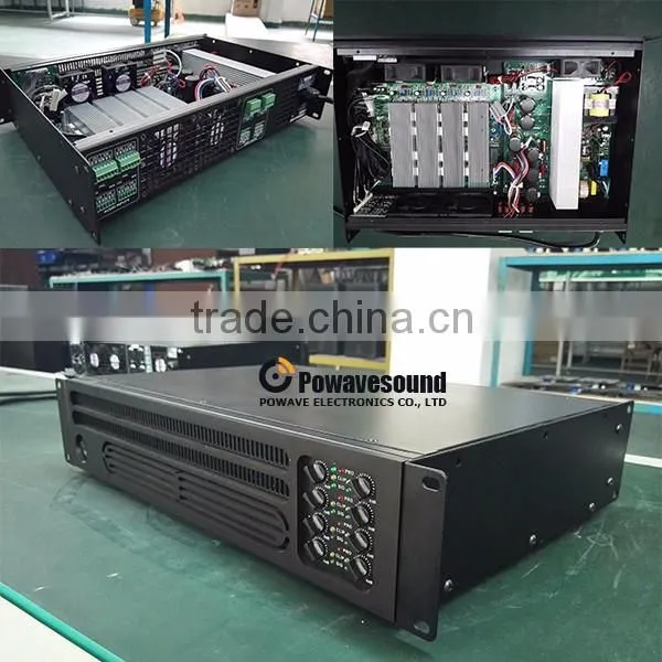 PA-6150 powavesound speaker amplifier 150W 6 channel public address power amplifier 200W optional