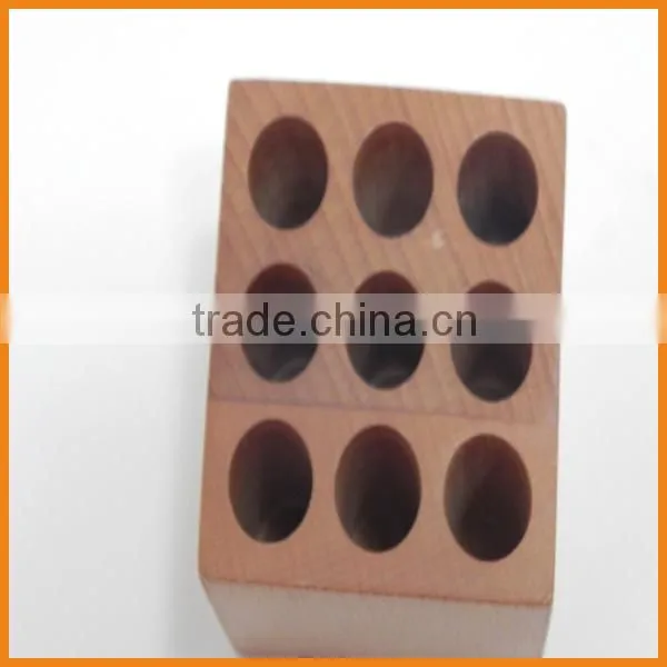 Wooden holder with mulit-holes made in China