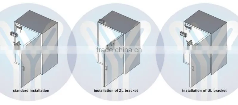 Mini Single Door EM Lock with Signal (140Lbs)