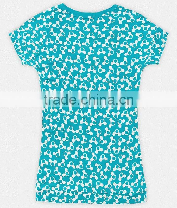 High Quality New Style Cotton Fashion Design Lady Top