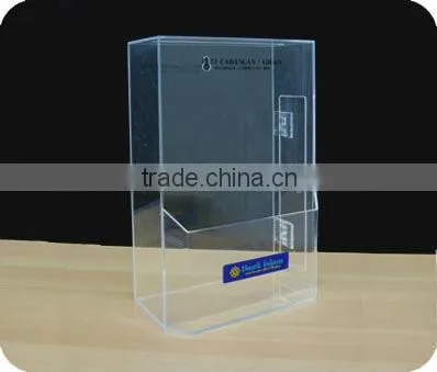 Acrylic suggestion box / Acrylic luckydraw box / acrylic donation box