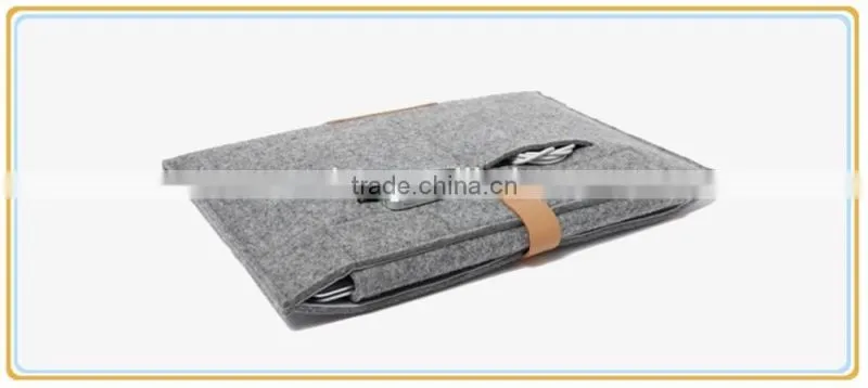 Hot Felt Protective Bag Laptop Sleeve Case For Macbook Laptop Air /Pro / Retina, 11.6",13.3"15.4"