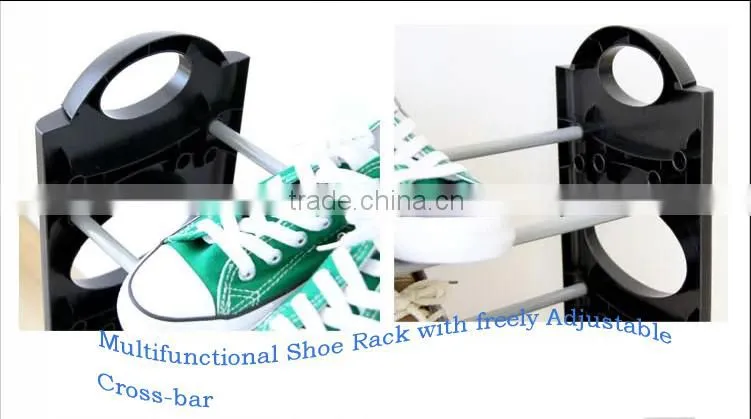 6 Layer Modern Cheap Stackable Plastic Shoe Organizer FH-SR0066