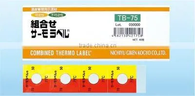 Adhesive sticker for electrical substation temperature control