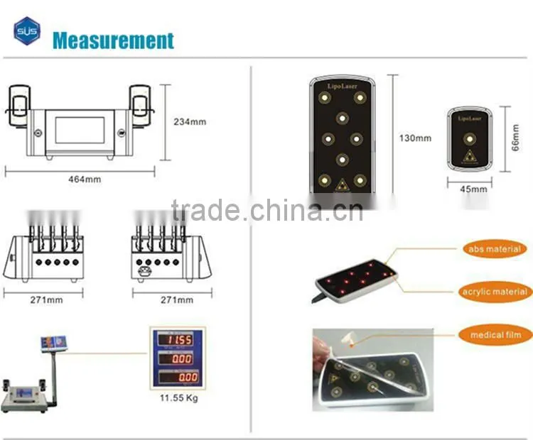 Home use lipolaser slimming best lipo laser machine