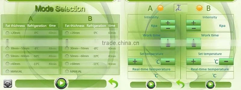 RF cavitation vertical fat freezing cryotherapy device