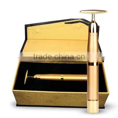 Fashion Design Personal Use Facial Beauty Bar 24K Golden Pulse for Skin Care
