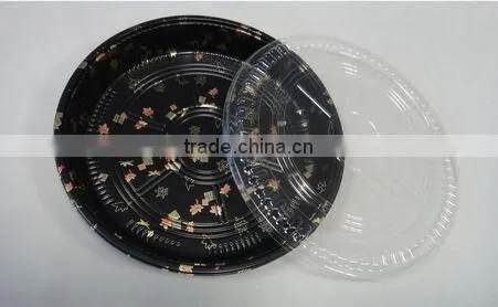 Disposable packaging PS Plastic Sushi take away box Sushi box with clear lid