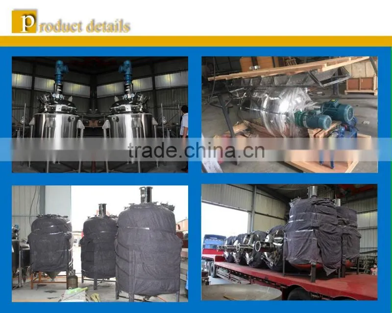 Professional Manufacturer 6000L stainless steel liquid ferterlizer mixing tank