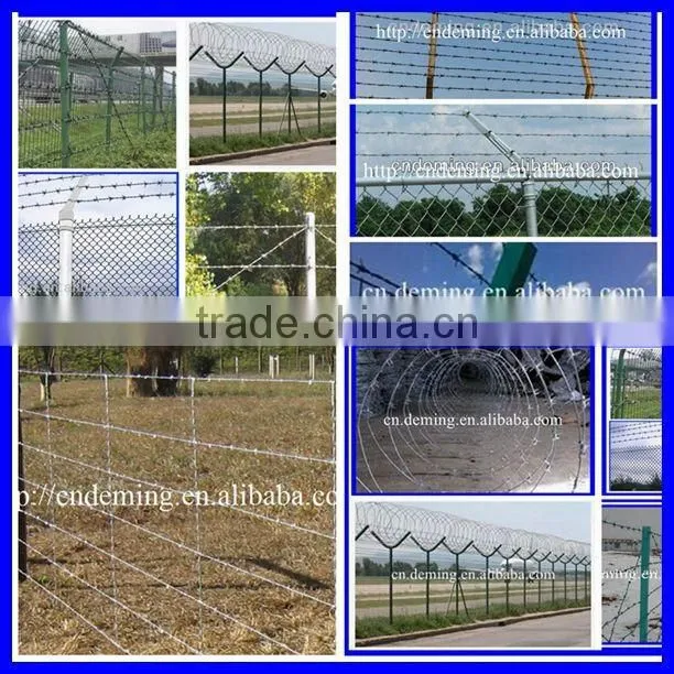 Anping Deming Factory Hot Sales Hot Dipped Galvanized Barbed Wire For Farm Or Pasture Boundary