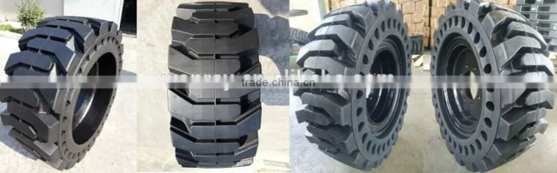 high quality skidsteer tire solid bobcat tire 12.16.5 for sale