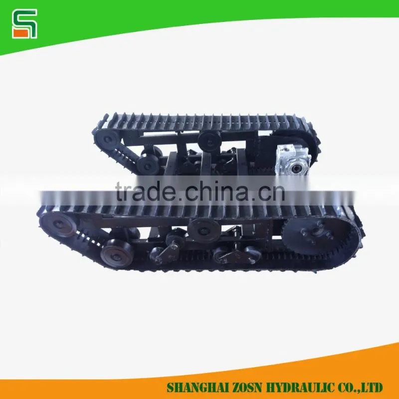 2 ton rubber track chassis for small size crawler machine