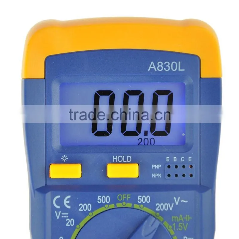 2016 New LED Panel Digital backlight Display multimeter universal meter