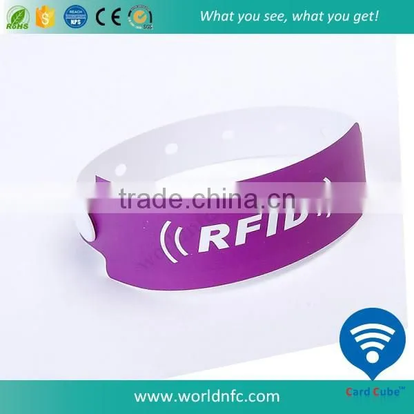 One Time Used UHF RFID Wristband