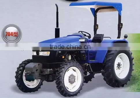 75hp 4WD, farm wheel tractor, china cheap tractor with cab or sunshade