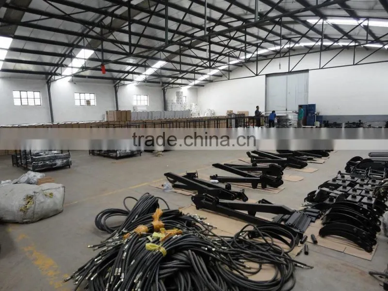 China made ATV or Tractor Mounted Self Powered Log Loader with Trailer For Sale