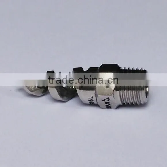 1/4" Stainless Steel Spiral Cone Atomization Nozzle for Industrial Spray Dust Remove
