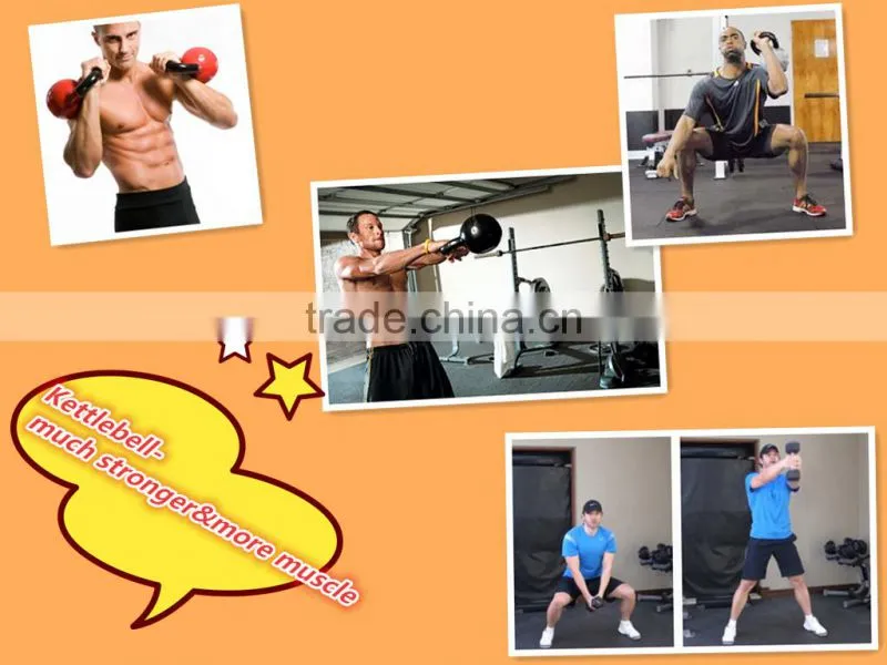 Fitness body black spray kettlebell