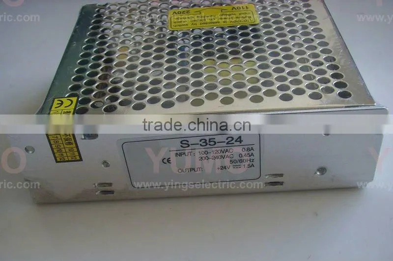 S-35-24 constant voltage 35W 24V 1.5A Switching Power Supply