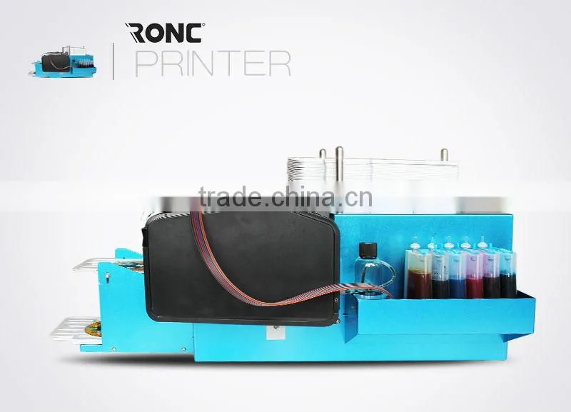 Automatic CD DVD PVC Printing Machine for L800 Inkjet Printer