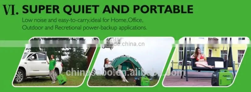CS-1200i 4-stroke slient sine wave output inverter gasoline generator