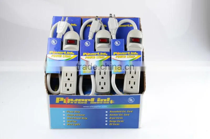 H70199 6 outlet mountable power strip