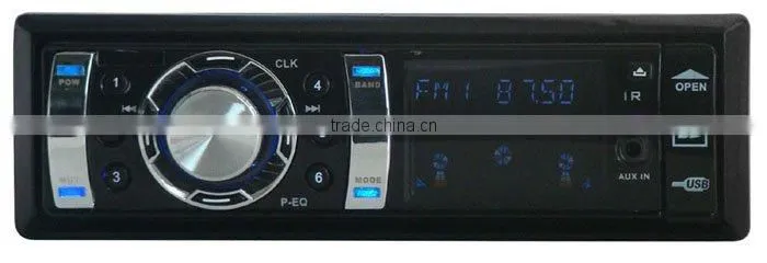 Car CD Mp3 player with SD,USB,supported and fold-down detachable panel