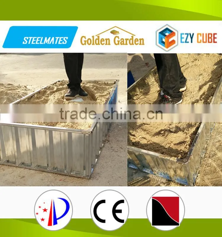home disign garden products single metal bed with waterproof and easy building