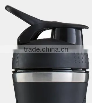 800ml stainless steel protein shaker