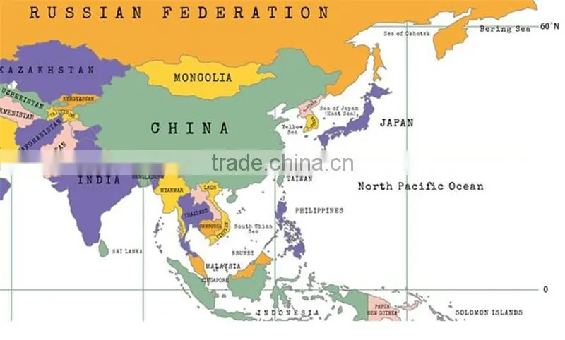 CT-483 2016 Creative Fashion New Design Hard Paper World Map for Travel Decorative World Map