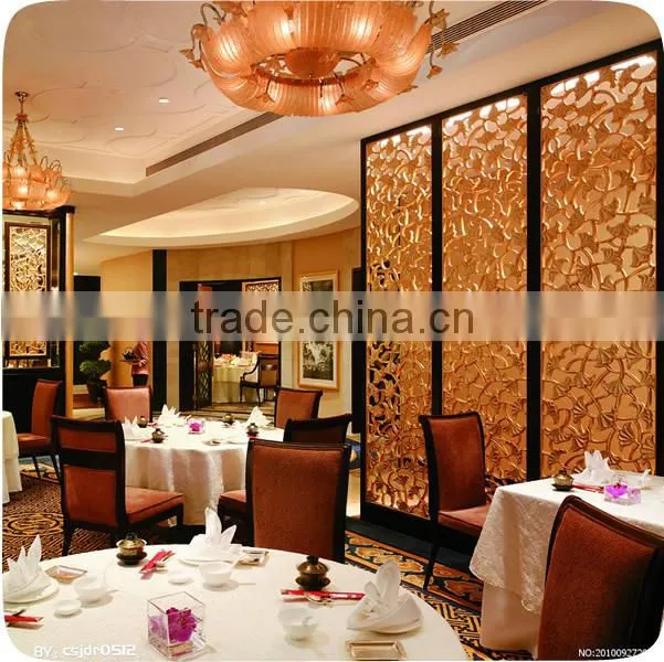Custom Made Folding Sreen Room Divider for hotel decoration