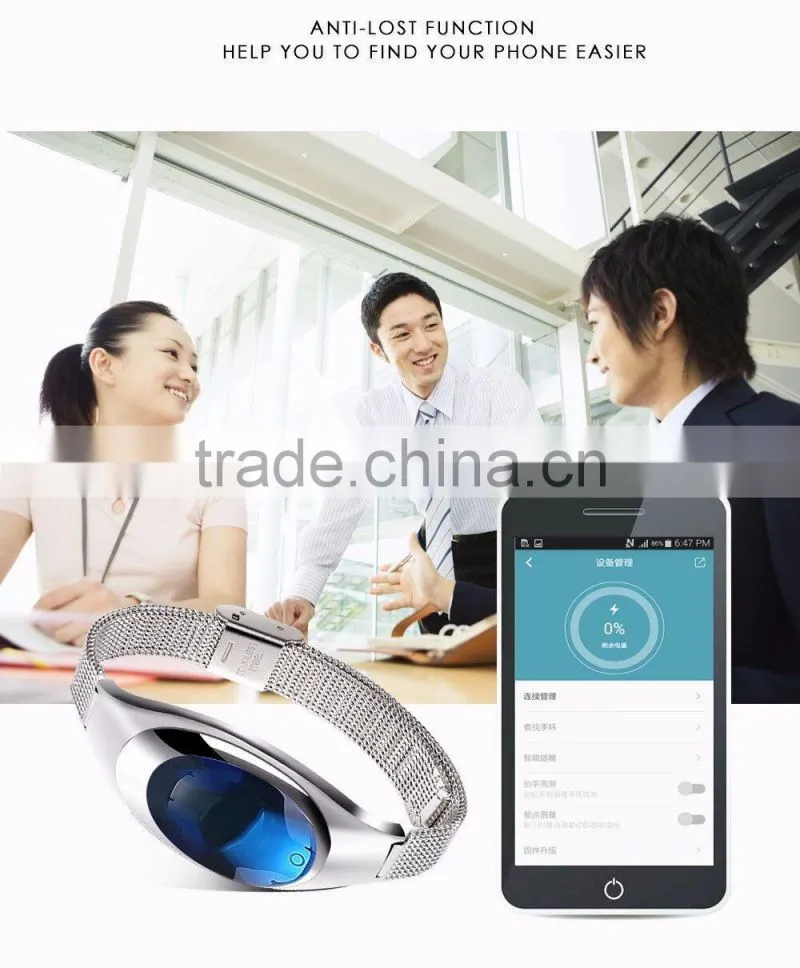 Multi-functional Smart Bracelet With Blood Pressure Monitor/Sleeping Quality Monitor/Clock/Call Reminder, Best Jewelry Bracelet